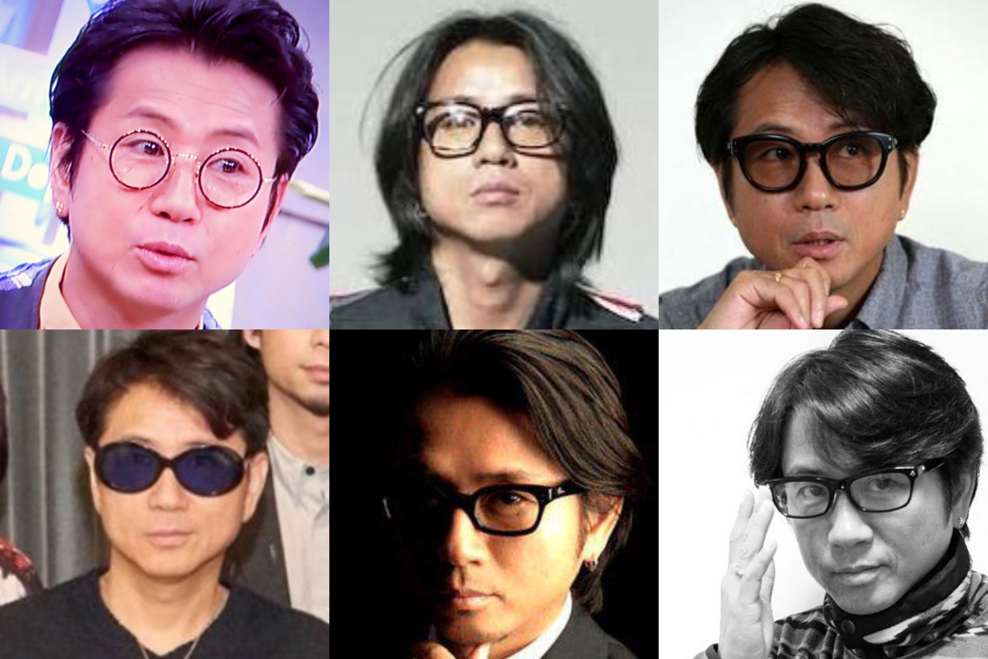藤井フミヤ,メガネ,画像