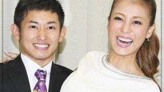 あびる優と才賀紀左衛門の結婚会見画像